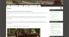 Desktop Screenshot of foresthilllumberandwoodproducts.com